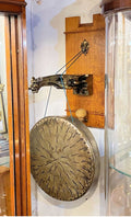 WT&S Wall Mounted Dinner Gong — Brass, late 19th century