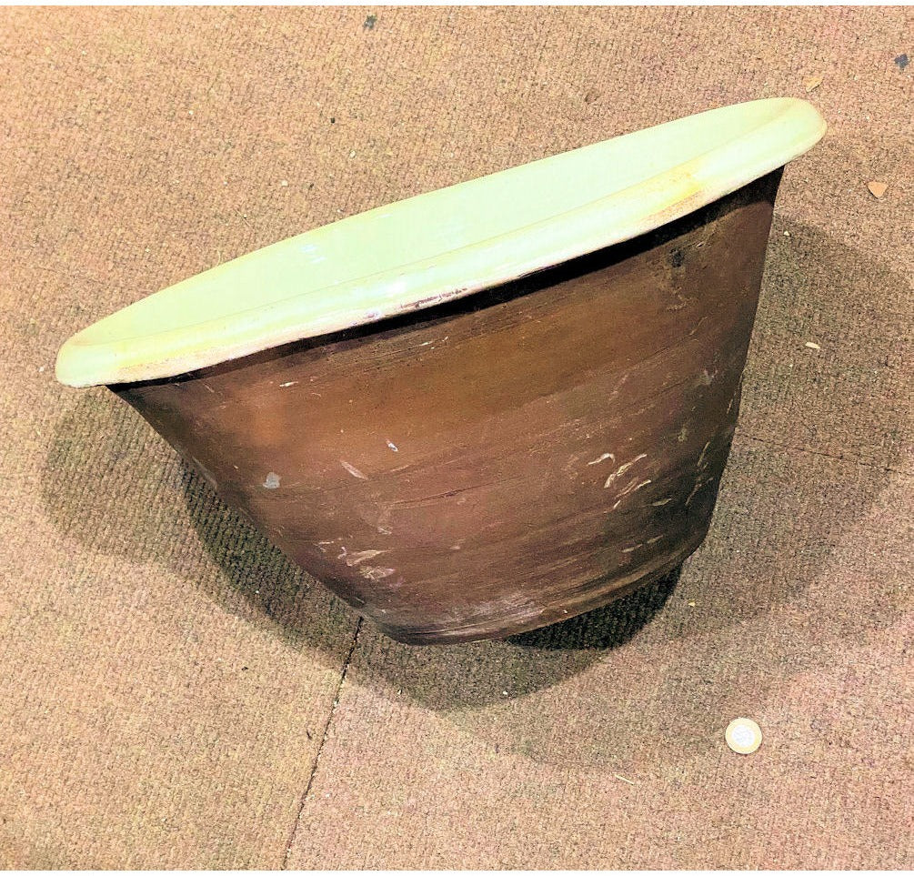 Yellow Glazed Slipware Bread Pan — view 3