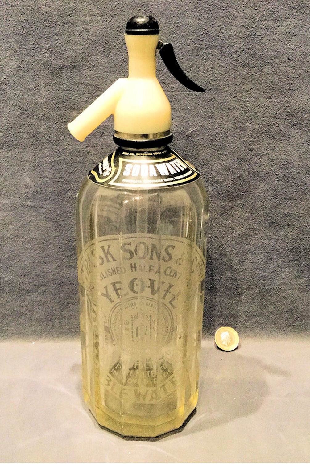 Yeovil Glass Soda Syphon — Glass