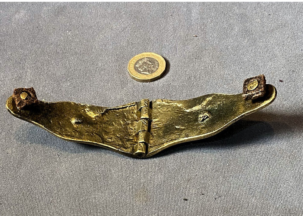 Yetminster Saddler's Brass Name Plate — view 2