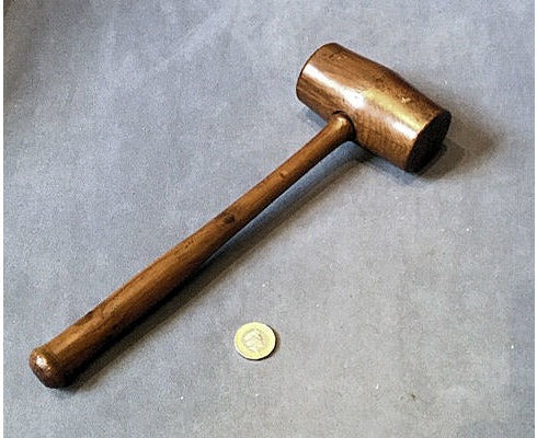 Yew Wood Gavel — view 2