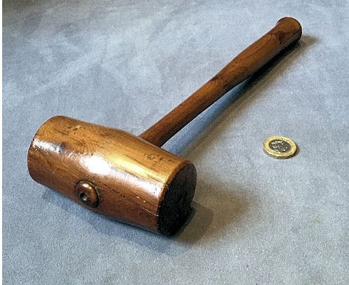Yew Wood Gavel — view 3